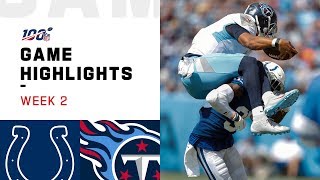 Colts vs Titans Week 2 Highlights  NFL 2019 [upl. by Monteith]