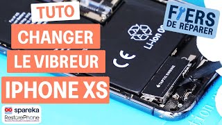 Comment changer le vibreur dun Iphone XS  tuto Spareka [upl. by Assenal]