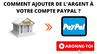 Comment ajouter de largent à votre compte PayPal  📣📣 [upl. by Assilem]