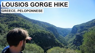 LOUSIOS GORGE HIKE  Dimitsana  Greece Peloponnese [upl. by Allemac]