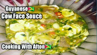 How To Make Guyanese Cow Face Souce🇬🇾Cooking With Afton🇬🇾Vlogtober Day 24 [upl. by Padraig]