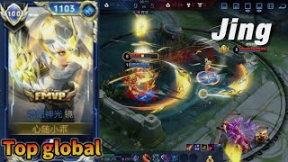 Top global Jing gameplay｜Honor of Kings [upl. by Aseeral]