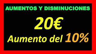 ✅👉 Porcentaje de Aumentos y Disminuciones ✅ Aumentos disminuciones y descuentos [upl. by Zohar]