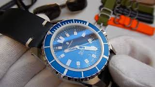 Steinhart Triton Automatic 30 ATM Blue  recenzja [upl. by Dorren842]