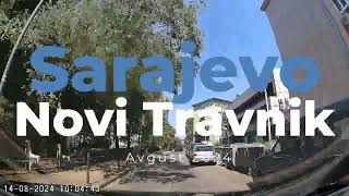 Vožnja Sarajevo  Novi Travnik hyperlapse dashcam august 2024 visitbosnia visitsarajevo BIH [upl. by Marin]