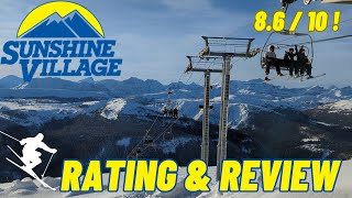 Sunshine Village Ski Resort Review and Rating [upl. by Llemert]