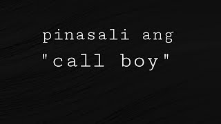 CALL BOY [upl. by Harilda]