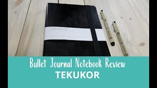 Tekukor Dotted Notebook  A5 amp A6 bullet journal review  pen test  Pams Favorite [upl. by Narcho]