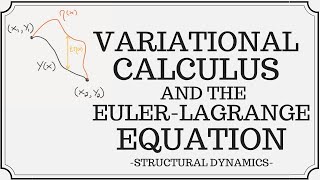 Introduction to Variational Calculus  Deriving the EulerLagrange Equation [upl. by Tegdig410]