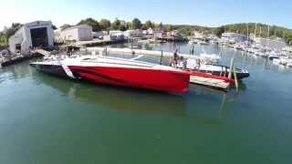 Hodgdon Yachts launched 100 ft Sailing Yacht quotComanchequot [upl. by Godden]