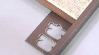 pvc tile trim tile finish Cornerpvc타일몰딩재료분리대 [upl. by Norvin]