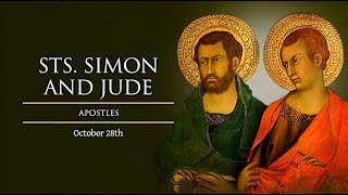 Saint of the day  Simon and Jude Thaddeus  Oct 28 saintoftheday catholic christianity martyr [upl. by Oiliruam502]