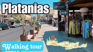 Platanias Crete Walking Tour [upl. by Shanon]