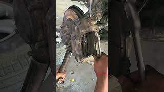 Brake pad change automobile brakepads mechanic [upl. by Kopaz]