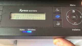 Configurazione wifi stampante Samsung Xpress M2070FW [upl. by Marler]