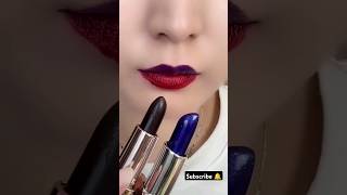 Colour Changing Lipstick💄🫦Chinese Viral Waterproof Lipgloss Blue Colour Lipsdhanashorts BTS [upl. by Daryle526]