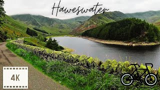 50 Minute Indoor Cycling Video Workout Scenic Lake District UK Haweswater Telemetry [upl. by Antonina343]