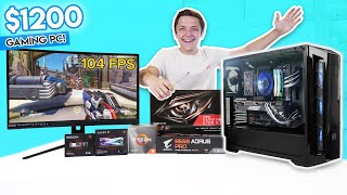 Epic 1200 Gaming PC Build 2020 RX 5700XT amp Ryzen 5 3600X w1440p Benchmarks [upl. by Isnan49]