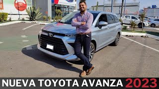 NUEVA TOYOTA AVANZA 2023  Vista rápida del auto más versátil y accesible del mercado [upl. by Rtoip]