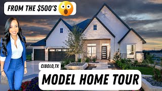 CHESMAR MODEL HOME TOUR  New Construction Home Tour  CIBOLO Texas Homes  Texas Luxury Home Tour [upl. by Faydra]