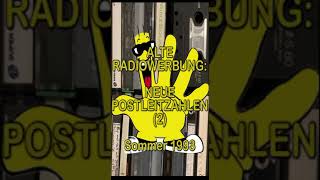 Alte Radiowerbung Rolf und die neuen Postleitzahlen 2Fragment Sommer 1993 shorts post rolf [upl. by Suollecram]