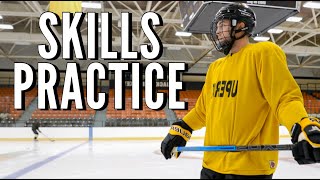 College Hockey Skills Practice [upl. by Libove260]