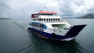 Sea Trial of KMP Ihan Batak a Cruise Ferry for Lake Toba [upl. by Julee]