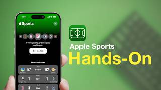 Apple Sports App HandsOn amp Impressions [upl. by Aleras]