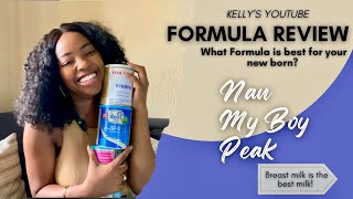 WHAT IS THE BEST FORMULA FOR A NEW BORN BABY  NAN Peak amp Eldorin My boy review Kelly’s YouTube [upl. by Ainoloppa]