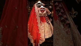 A stunning red bridal lehenga by Asopalav♥️ [upl. by Risteau]