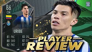 86 FOUNDATIONS URIBE PLAYER REVIEW FOUNDATION URIBE OBJECTIVE  FIFA 22 ULTIMATE TEAM [upl. by Annekcm]