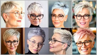 Very short amp classy short pixie Bob haircut wigs with curtains bang hairstyle for Professional Women [upl. by Nyladam]