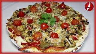 Pizza de Verduras Asadas [upl. by Slotnick]