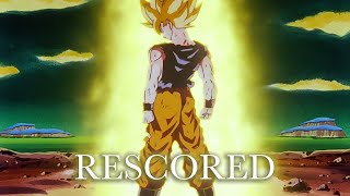 Dragon Ball Z  Goku Transforms Into SSJ RESCORED  By Gladius [upl. by Syla]