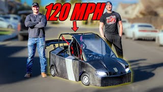 We Built the Worlds FASTEST ELECTRIC GO–KART 120 MPH Part List Included FULL BUILD [upl. by Bride]