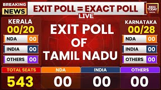 Tamil Nadu Exit Poll LIVE  Exit Poll 2024 LIVE  Lok Sabha 2024 Exit Poll  India Today LIVE [upl. by Ahsek740]