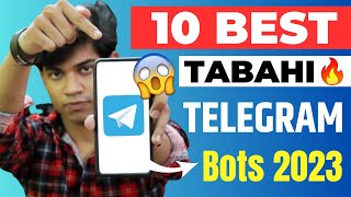 Top 10 Telegram Bots 2024  Super Useful ✅  Best Telegram Bots 2024  SecretHidden Telegram Bots [upl. by Eachelle224]