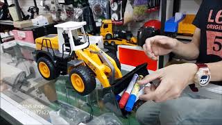 Unboxing and test double E wheel loader and truck [upl. by Eatnoj]