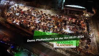 Demo in Pfaffenhofen an der Ilm 09012024 [upl. by Hiltner]