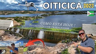 Atualização BARRAGEM DE OITICICA 2023 [upl. by Aidnis]