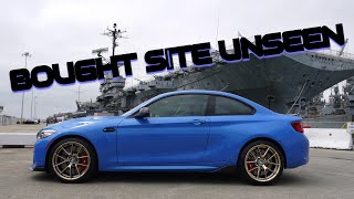 2020 BMW M2 CS Home Delivery  MISANO BLUE Bought site unseen [upl. by Dohsar]