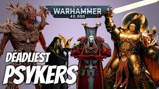 10 Most Powerful Psykers in Warhammer 40K Universe [upl. by Claribel]