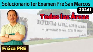 Solucionario 1er Examen Pre San Marcos 2024 I [upl. by Dexter]