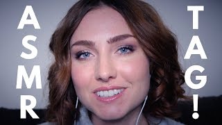 ASMR Tag  25 questions with WhisperAudios ASMR Whispered [upl. by Ettenahs]