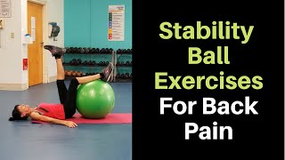 Exercise Ball Moves For Back Pain [upl. by Zampardi]