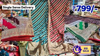 Tissue Organza Sarees  Jimmy Choo Sarees  Eid Special Single Piece Delivery Work Sarees [upl. by Ordnazil161]