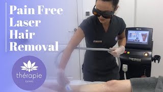 Pain Free Laser Hair Removal  Thérapie Clinic [upl. by Enneire]