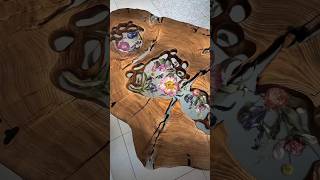 diy epoxyresin resinart support subscribe viralvideo shorts shortvideo viralshorts wood [upl. by Dobrinsky]