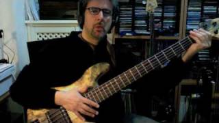 Phil Collins  Easy lover  bass cover  by Rino Conteduca with Elrick bass NJS 5 custom [upl. by Franciscka]