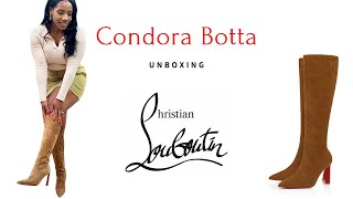 Christain Louboutin Unboxing Condora Botta 85  Autumn Designer Boots [upl. by Burkitt]